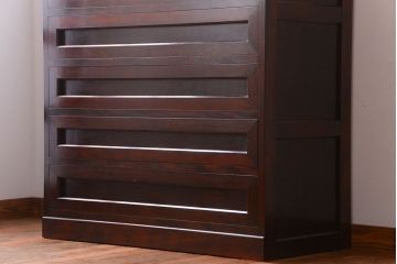 中古　松本民芸家具　D-34型高山式整理タンス(定価318000円)