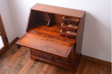 中古 九州民芸家具 ライティングビューロー