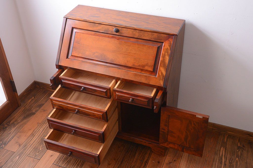 中古 九州民芸家具 ライティングビューロー