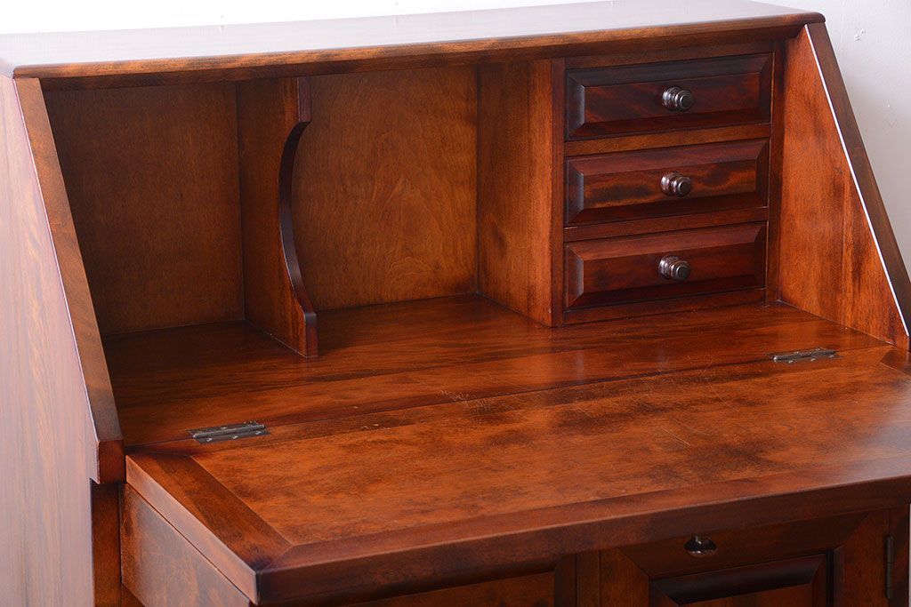 中古 九州民芸家具 ライティングビューロー