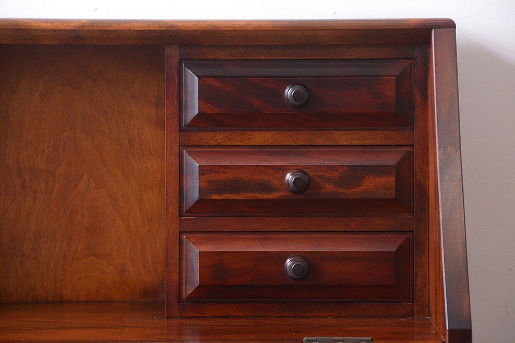 中古 九州民芸家具 ライティングビューロー