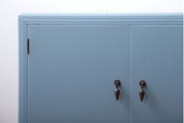アンティーク家具　アンティーク　おしゃれなペイントレコードケース(収納棚)