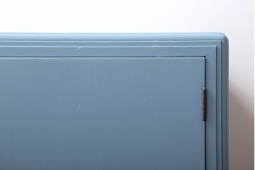 アンティーク家具　アンティーク　おしゃれなペイントレコードケース(収納棚)