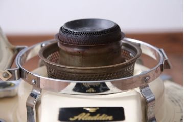 アンティーク雑貨　昭和レトロ　アラジンストーブ　J390001(替え芯付き)