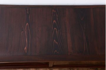 アンティーク家具　古民具・骨董　六尺　漆が美しい、脚付き水屋箪笥ローボード(テレビ台、キャビネット、収納棚)