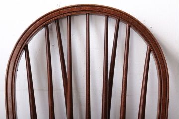 ヴィンテージ家具　秋田木工　ビンテージ品　後姿が美しいウィンザーチェア2脚セット(ダイニングチェア、ウインザーチェア)(1)