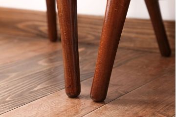 ヴィンテージ家具　秋田木工　ビンテージ品　後姿が美しいウィンザーチェア2脚セット(ダイニングチェア、ウインザーチェア)(1)