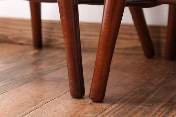 ヴィンテージ家具　秋田木工　ビンテージ品　後姿が美しいウィンザーチェア2脚セット(ダイニングチェア、ウインザーチェア)(2)