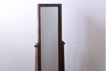 アンティーク雑貨　中古　九州民芸家具　シンプルでモダンな姿見(ミラー)