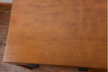 レトロ家具　昭和レトロ　古い木製のアンティーク片袖机