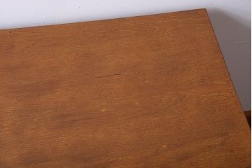 レトロ家具　昭和レトロ　古い木製のアンティーク片袖机