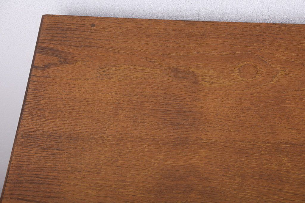 レトロ家具　昭和レトロ　古い木製のアンティーク片袖机