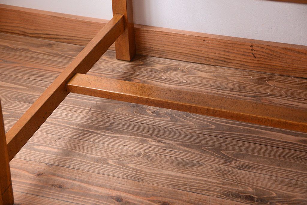 レトロ家具　昭和レトロ　古い木製のアンティーク片袖机