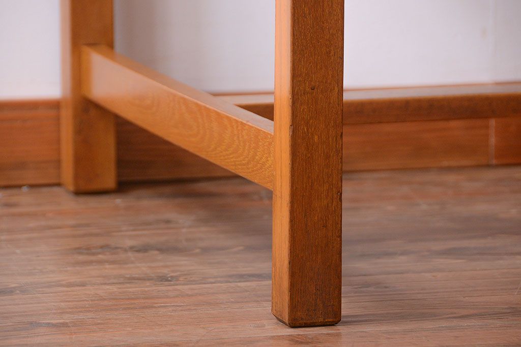 レトロ家具　昭和レトロ　古い木製のアンティーク片袖机