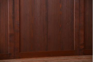 古民具・骨董　古い木の味わい深いアンティーク板戸4枚セット