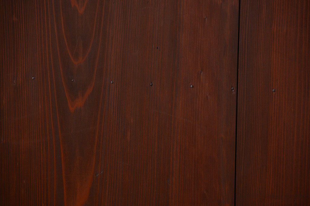 古民具・骨董　古い木の味わい深いアンティーク板戸4枚セット