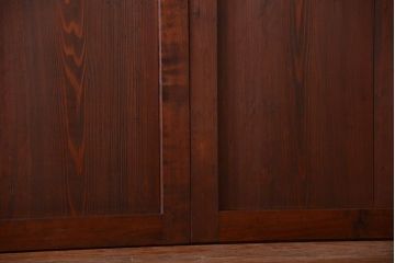 古民具・骨董　古い木の味わい深いアンティーク板戸4枚セット