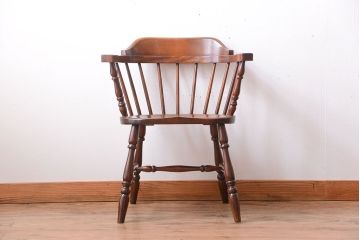 中古　九州民芸家具　アームチェア(キャプテンチェア)