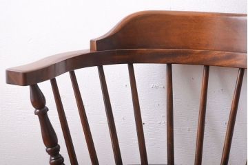 中古　九州民芸家具　アームチェア(キャプテンチェア)