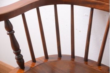 中古　九州民芸家具　アームチェア(キャプテンチェア)