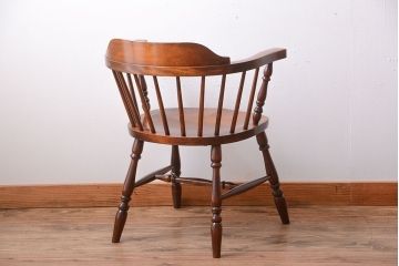 中古　九州民芸家具　アームチェア(キャプテンチェア)