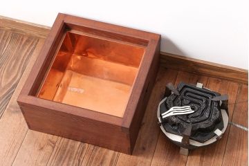 アンティーク雑貨　茶道具　野々田式　置炉(株式会社野々田商店・野々田式炭型電熱器)