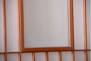 和製アンティーク　レトロな古い木の障子戸