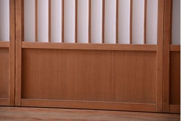 和製アンティーク　レトロな古い木の障子戸