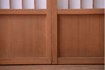 和製アンティーク　レトロな古い木の障子戸