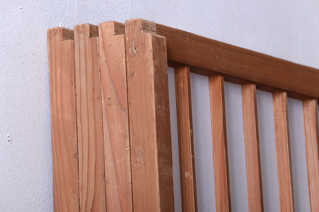 和製アンティーク　レトロな古い木の障子戸