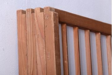 和製アンティーク　レトロな古い木の障子戸