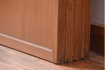 和製アンティーク　レトロな古い木の障子戸