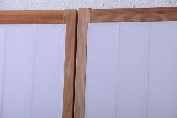 和製アンティーク　レトロな古い木の障子戸