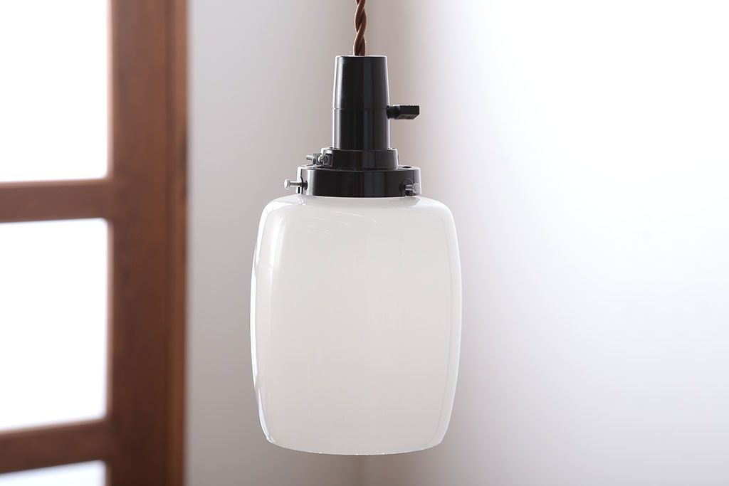 和製アンティーク　シンプルな電笠天井照明(1)