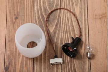 和製アンティーク　シンプルな電笠天井照明(1)