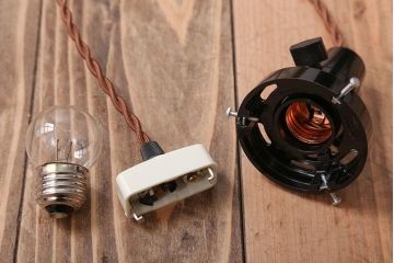 和製アンティーク　シンプルな電笠天井照明(1)