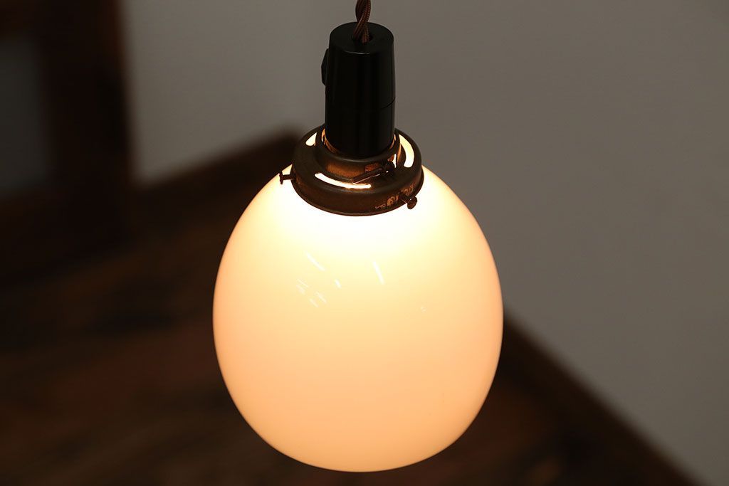 和製アンティーク　シンプルな電笠天井照明(2)