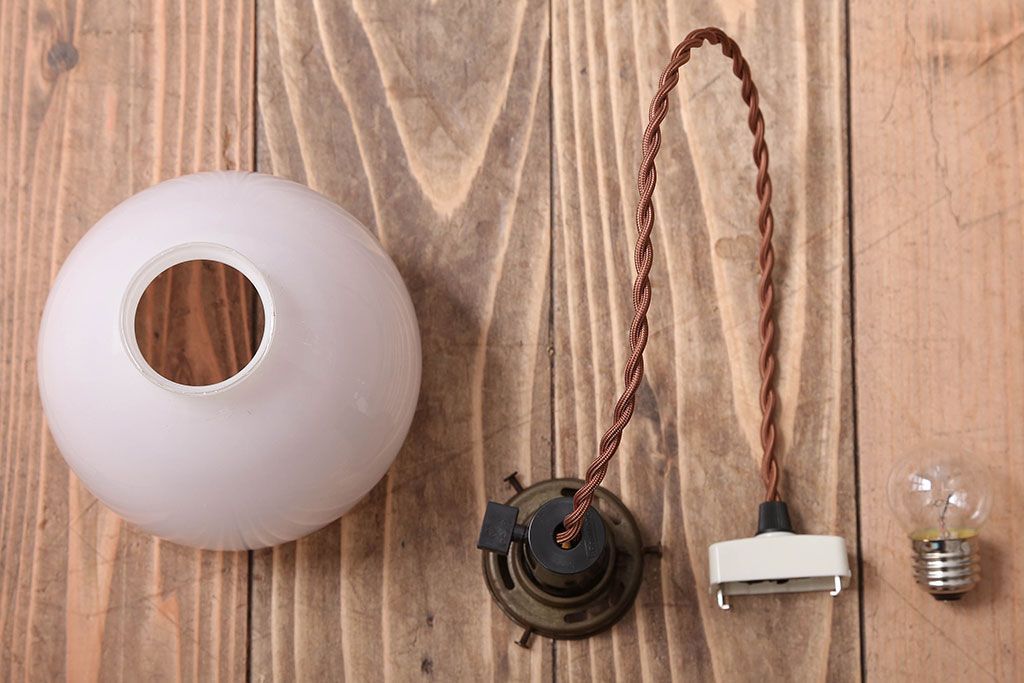 和製アンティーク　シンプルな電笠天井照明(2)