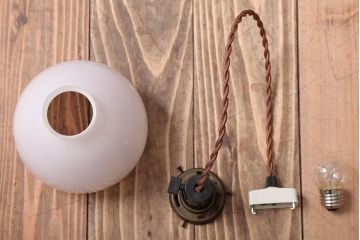 和製アンティーク　シンプルな電笠天井照明(2)