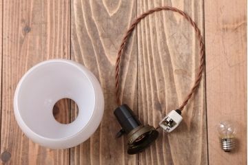 和製アンティーク　シンプルな電笠天井照明(2)