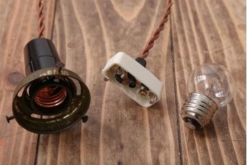 和製アンティーク　シンプルな電笠天井照明(2)