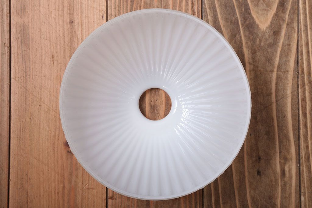 和製アンティーク　レトロな白いガラスの電笠天井照明(ペンダントライト)