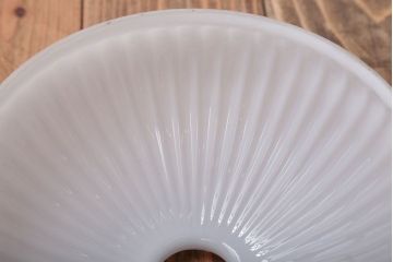 和製アンティーク　レトロな白いガラスの電笠天井照明(ペンダントライト)