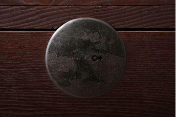 アンティーク家具　古民具・骨董　前面欅材!モダンな時代箪笥(衣装箪笥)(1)