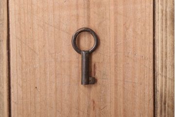 アンティーク家具　古民具・骨董　前面欅材!モダンな時代箪笥(衣装箪笥)(1)