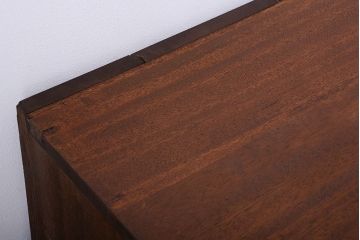レトロ家具　昭和レトロ　古い木製のとても大きな横型アンティークマス目棚(ロッカー)
