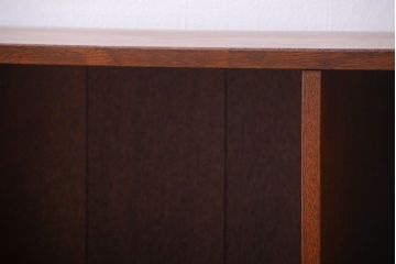 レトロ家具　昭和レトロ　古い木製のとても大きな横型アンティークマス目棚(ロッカー)