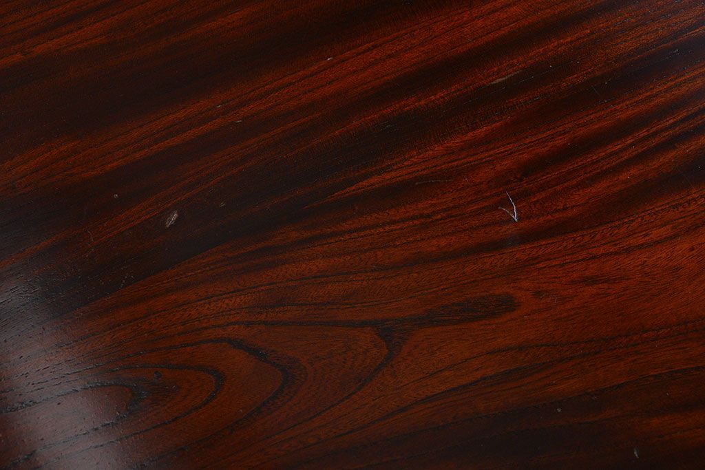 中古　民芸家具　総欅材の高級座卓(センターテーブル)