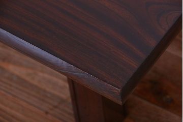 中古　民芸家具　総欅材の高級座卓(センターテーブル)