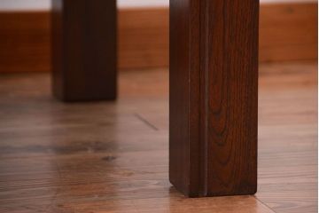 中古　民芸家具　総欅材の高級座卓(センターテーブル)